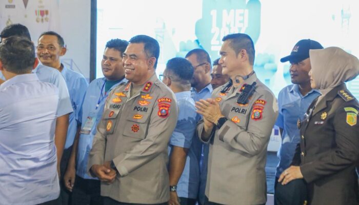 Kapolda Sumut Soroti Kedewasaan Buruh, May Day 2026 Berjalan Tertib dan Kondusif