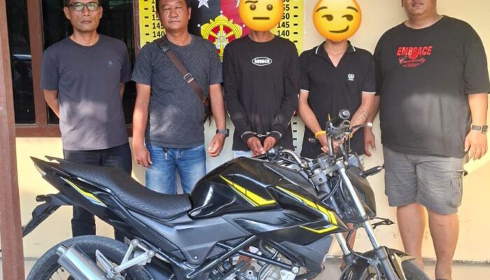 Aksi Cepat Polisi Simalungun: Dua Pencuri Motor Dibekuk, Kerugian Korban Capai Rp20 Juta
