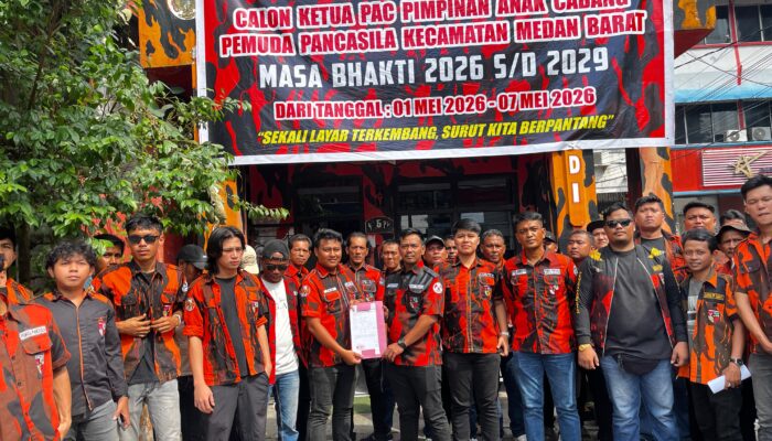 Maulana Syahputra Resmi Maju Calon Ketua PAC PP Medan Barat, Gaungkan Persatuan Kader Jelang RPP