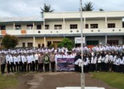 Kapolsek Dolok Masihul Tanamkan Disiplin dan Waspada Bahaya Narkoba kepada Siswa SMK Karya Utama