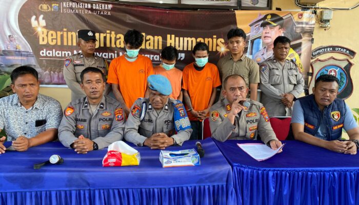Aksi Pencurian Sawit yang Meresahkan Warga Bakaran Batu Berakhir, Tiga Pelaku Ditangkap Saat Beraksi