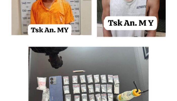 Polres Batu Bara Bongkar 4 Kasus Narkoba, 5 Pelaku Ditangkap dan Sabu Puluhan Gram Disita