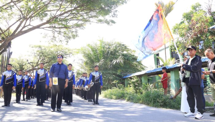 Drumband Meriahkan Festival Budaya, Bupati Sergai Ajak Warga Jaga Tradisi dan Hidup Sehat