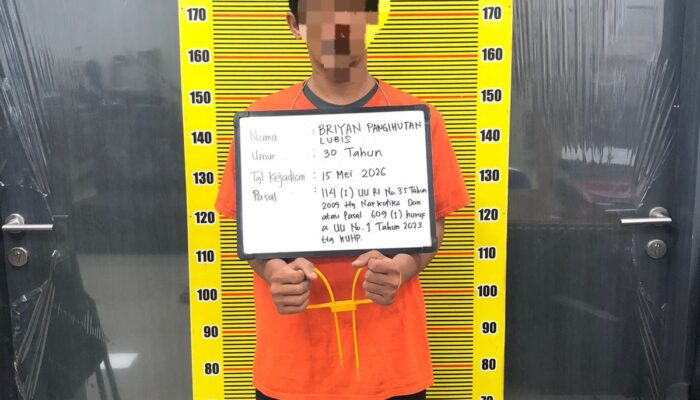 Digerebek Polisi! Pengedar Sabu di Gang Impian Medan Deli Akhirnya Tertangkap