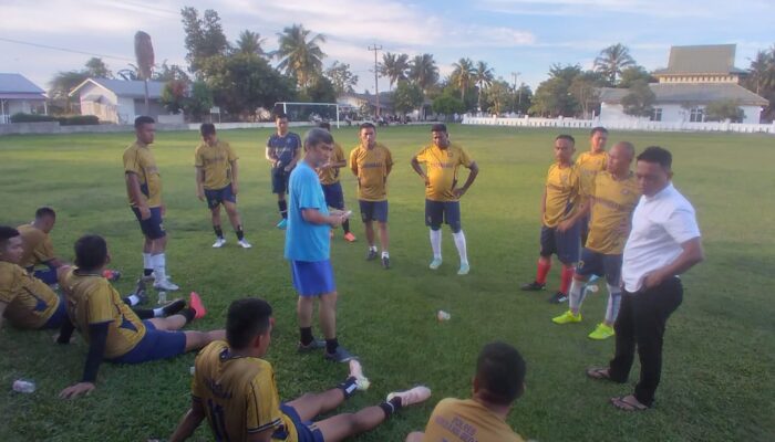 Polres Sergai FC Asah Kekompakan Jelang Kapolda Cup, Uji Coba Kontra PSPB Jadi Bahan Evaluasi