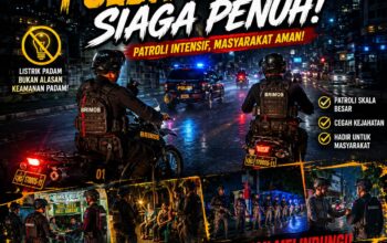Blackout SUMBAGUT Lumpuhkan Penerangan, Polda Sumut Turunkan Personel Jaga Kota Tetap Aman