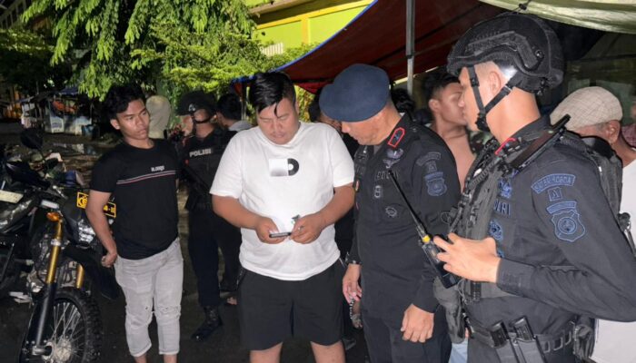 Patroli Blackout Brimob Sumut Berbuah Hasil, Pencuri Kabel Tembaga Dibekuk di Helvetia