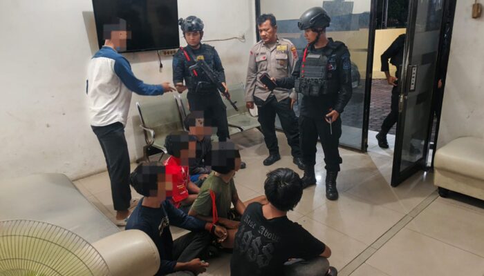 Patroli Subuh Brimob Polda Sumut Sikat Tawuran dan Balap Liar di Medan