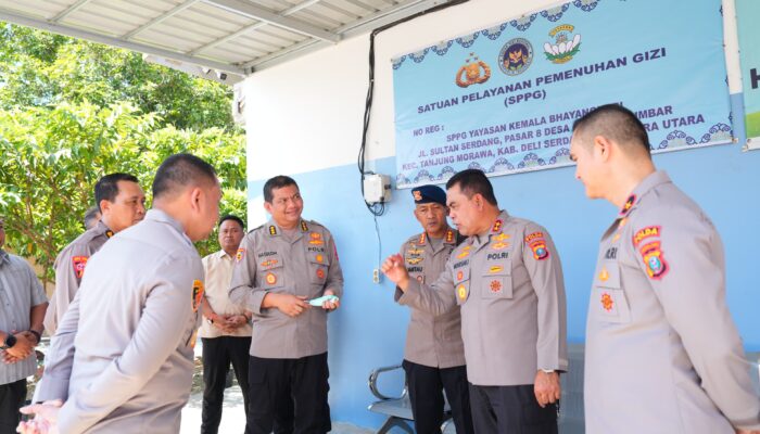 Kapolda Sumut Resmikan SPPG,Rumah Dinas Brimob, Dorong Kesejahteraan Personel dan Program MBG