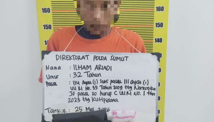Digerebek Saat Tunggu Pembeli, Pria di Medan Denai Simpan 27 Paket Ganja Siap Jual