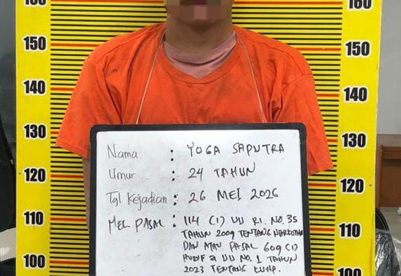 Polisi Menyamar di Rumah Kosong Pinggir Sungai, Pengedar Sabu di Medan Maimun Ditangkap