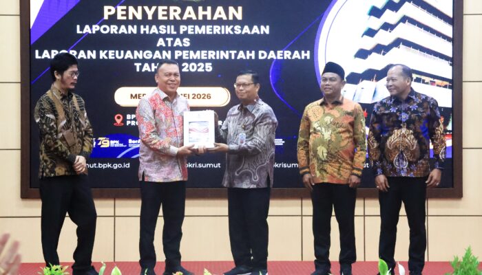 Delapan Kali Berturut-turut, Pemkab Sergai Kembali Raih Opini WTP dari BPK RI