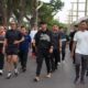 Rico Waas, Exco PSSI Arya Sinulingga dan Dandim Membaur di CFD, Sapa Warga Medan