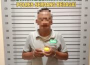 Dua Pengguna Sabu Diciduk di Kebun Sawit, Satu Pelaku Masih Diburu Satres Narkoba Polres Sergai