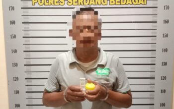 Dua Pengguna Sabu Diciduk di Kebun Sawit, Satu Pelaku Masih Diburu Satres Narkoba Polres Sergai