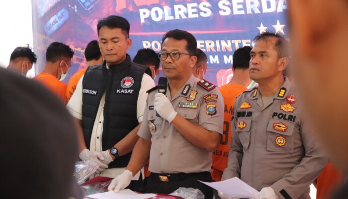Ops Antik Toba 2026, Polres Sergai Ringkus 58 Tersangka Narkoba dalam 21 Hari