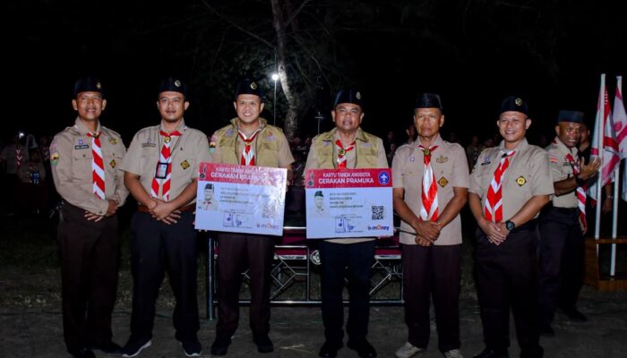 Api Unggun dan Semangat Kebersamaan Warnai Penutupan Jamcab Pramuka Sergai 2026