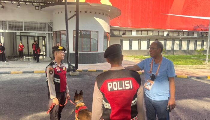K-9 Polda Sumut Sterilkan Stadion Teladan, Pengamanan Piala AFF U-19 2026 Diperketat