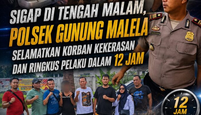 Cekik Remaja Hingga Kritis di Jalanan, Pelaku Diburu dan Ditangkap Polsek Gunung Malela Kurang dari 12 Jam