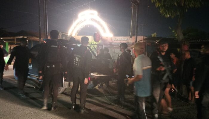 Patroli Dini Hari Brimob Polda Sumut Berbuah Hasil, Tawuran di Medan Tembung Berhasil Digagalkan