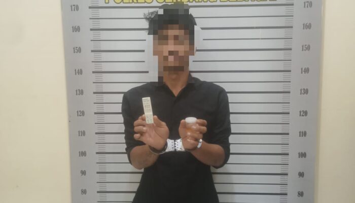 Digerebek Saat Rebahan di Rumah, Pengedar Sabu di Sei Buluh Diciduk Sat Narkoba Polres Sergai