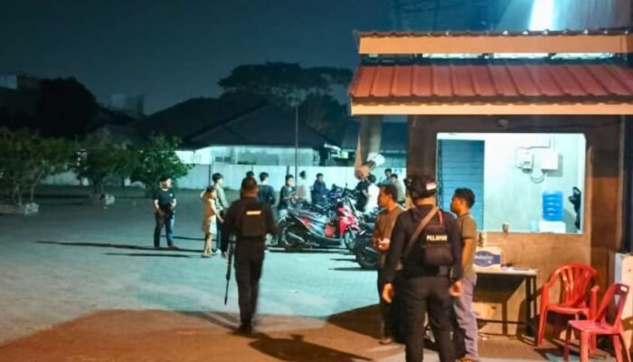 Brimob Sumut Bergerak Cepat Bubarkan Balap Liar, Patroli Blue Light Jaga Malam Kota Medan Tetap Aman