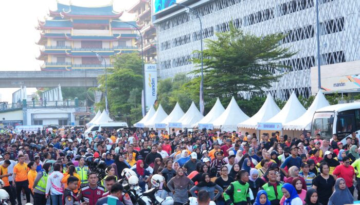 Lapangan Merdeka Bergemuruh! HUT Bhayangkara ke-80 Polda Sumut Diserbu Ribuan Warga