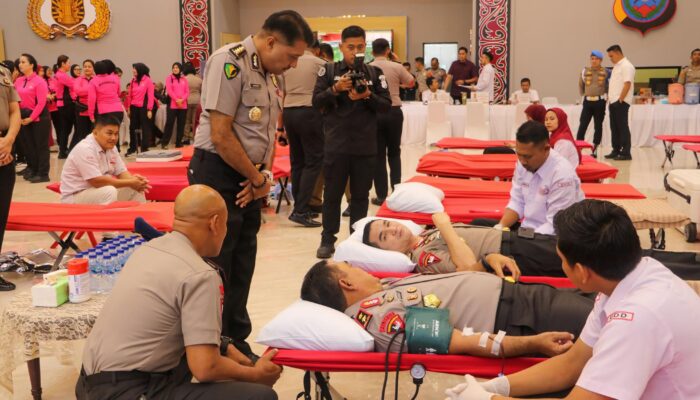Sambut HUT Bhayangkara ke-80, Polda Sumut Gelorakan Aksi Kemanusiaan Lewat Donor Darah