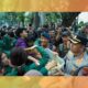 Brimob Polda Sumut Kawal Aksi Mahasiswa di DPRD Sumut dengan Pendekatan Humanis