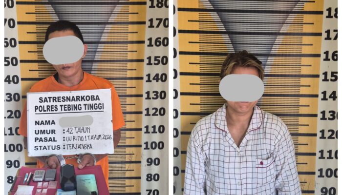Residivis Kembali Edarkan Sabu, Satresnarkoba Polres Tebing Tinggi Amankan Dua Pelaku dan Sita 18,47 Gram Barang Bukti