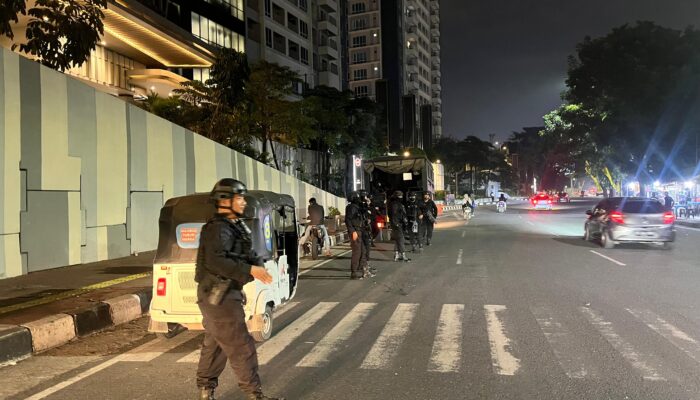 Brimob Polda Sumut Perketat Patroli Dini Hari, Aksi Balap Liar di Medan Dibubarkan