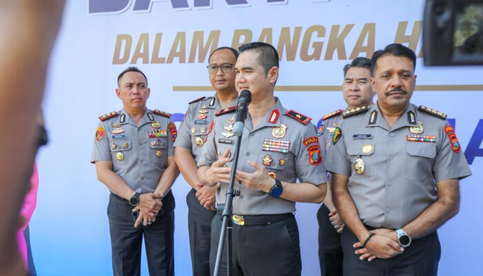 Sambut Hari Bhayangkara ke-80, Polda Sumut Layani Ribuan Warga Langkat Lewat Bakti Kesehatan dan Bantuan Sosial