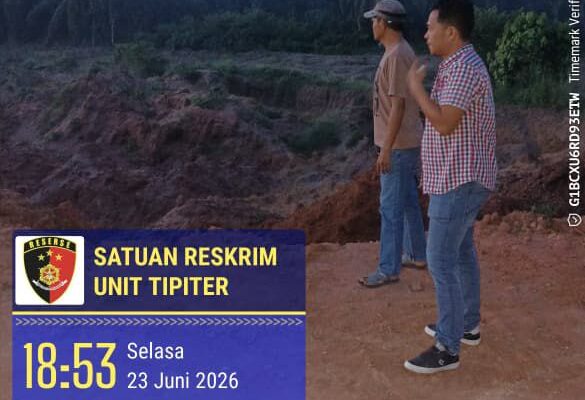 Respon Cepat Aduan Warga, Satreskrim Polres Sergai Turun Cek Dugaan Galian C Ilegal di Pegajahan