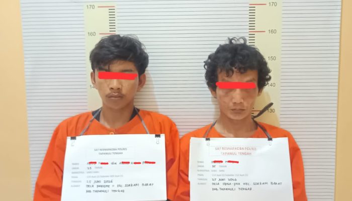 Digerebek Saat Diduga Transaksi Sabu, Dua Pria di Sorkam Barat Diciduk Sat Resnarkoba Polres Tapteng