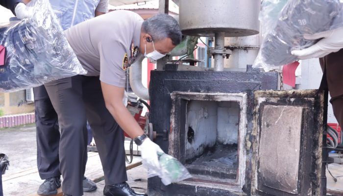 Polres Asahan Musnahkan 8,7 Kg Sabu dan 772 Vape Etomidate, Ribuan Warga Terselamatkan dari Bahaya Narkoba