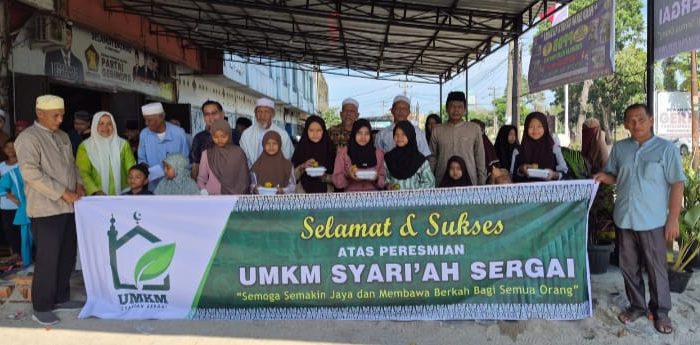 UMKM Syariah Sergai Diresmikan, Santuni 70 Anak Yatim dan Siap Dorong Ekonomi Berbasis Syariah