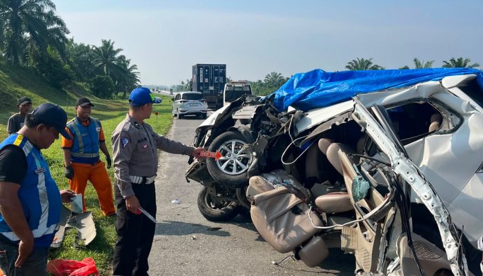 Satu Tewas, Tujuh Luka-luka dalam Kecelakaan Maut di Tol Medan–Tebing Tinggi