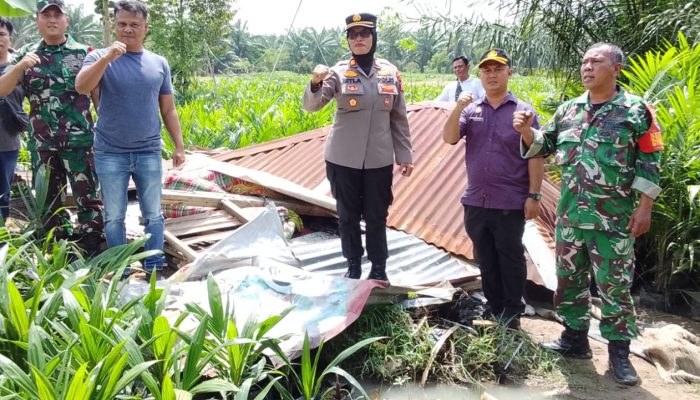 Barak Diduga Sarang Narkoba di Hamparan Perak Digerebek, Tim Gabungan Musnahkan Lokasi