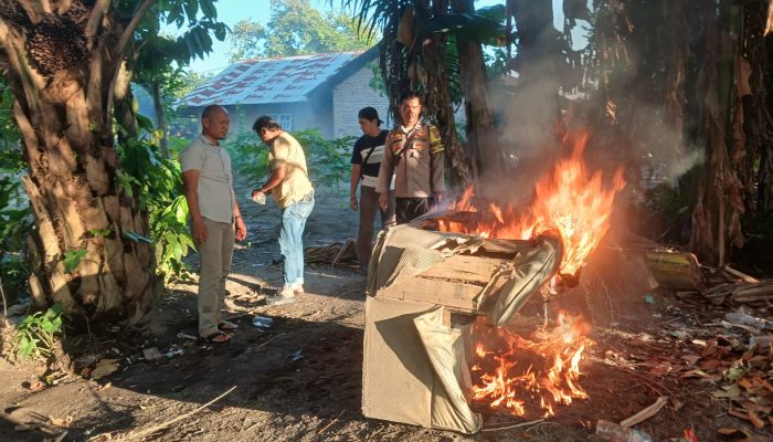 Polres Sergai Musnahkan Lapak Narkoba di Dusun Berkah, Warga Apresiasi Tindakan Tegas Aparat