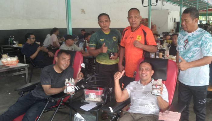Usai Latihan Bola, Mantan Pemain PSDS Gelar Donor Darah, Kumpulkan 17 Kantong untuk Sesama