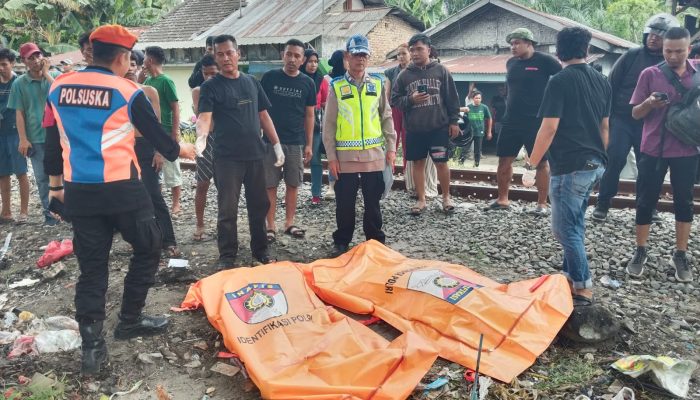 Tertabrak KA Putri Deli, Dua Warga Labuhanbatu Utara Tewas di Perlintasan Tanpa Palang Perbaungan