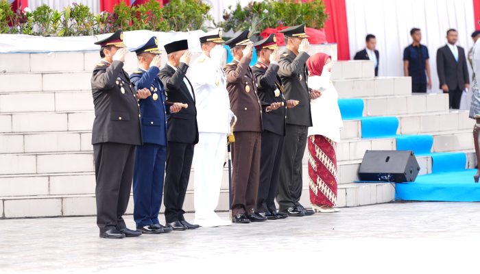 Kapolda Sumut Hadiri Upacara HUT ke-81 RI di Lapangan Astaka, Perkuat Sinergi Forkopimda