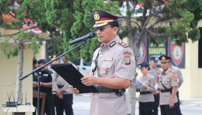 Polres Sergai Gelar Upacara Hari Juang Polri, Momentum Perkuat Dedikasi dan Pengabdian