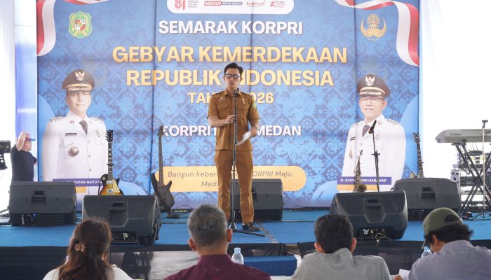 Dinas Kominfo Medan Raih Juara II Lomba Pidato POV Wali Kota Meriahkan HUT Ke-81 RI