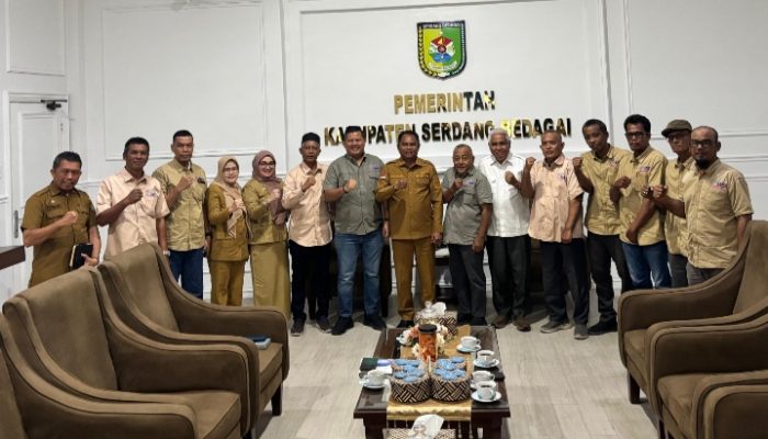 Audiensi SMSI Sergai Bersama Bupati Sergai, Bahas Kinerja dan Persiapan Pelantikan 2026