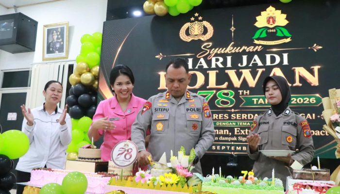 HUT ke-78 Polwan, Polres Sergai Dorong Kesetaraan Peran dan Penguatan Pelayanan Publik