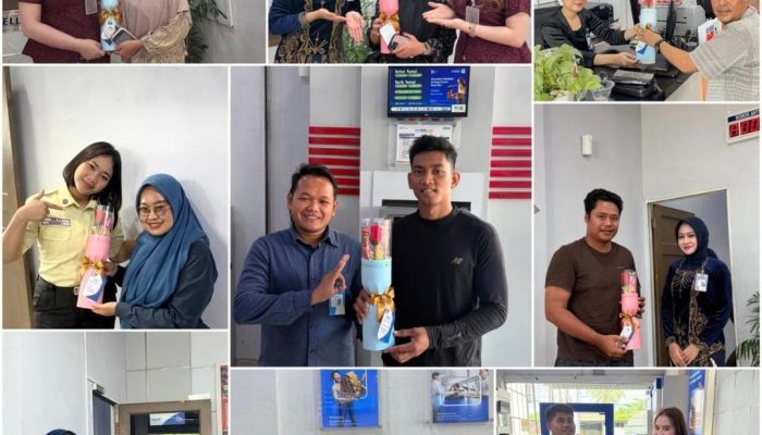 Hari Pelanggan Nasional, BRI KCP Indrapura Beri Apresiasi Nasabah dengan Pelayanan Prima