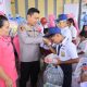 Kapolres Langkat Berbagi Kebahagiaan, 30 Anak Yatim Terima Santunan