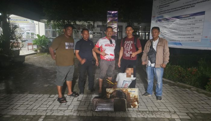 Polsek Dolok Masihul Ringkus Pencuri Kompresor AC SMAN 1, Satu Pelaku Masih Buron