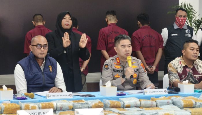 Polda Sumut Bongkar Tiga Jaringan Narkoba, 244 Kg Sabu Disita dari Berbagai Modus